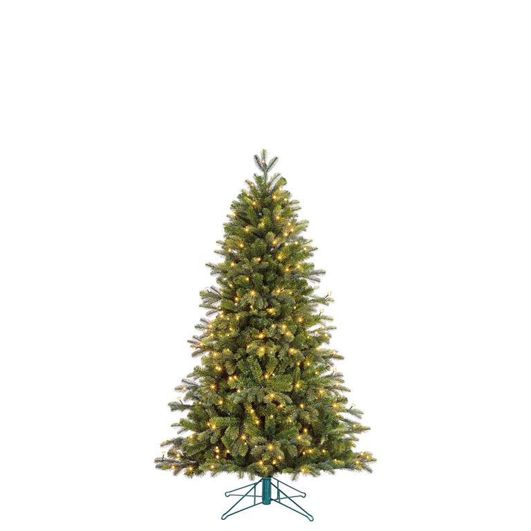 Black Box andrew kerstboom met warmwit led groen 216 lampjes tips 961 maat in cm: 155 x 89