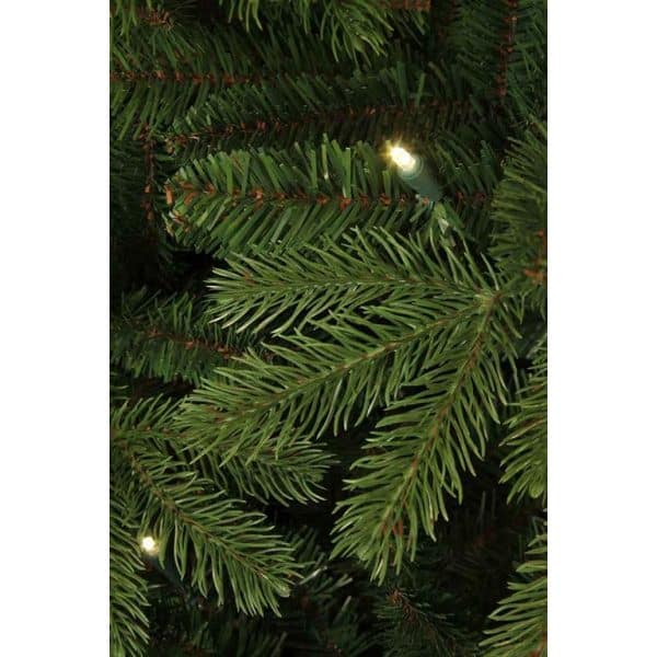 Black box kunstkerstboom led brampton spruce maat in cm: 185 x 127 groen 200 lampjes met warmwit led
