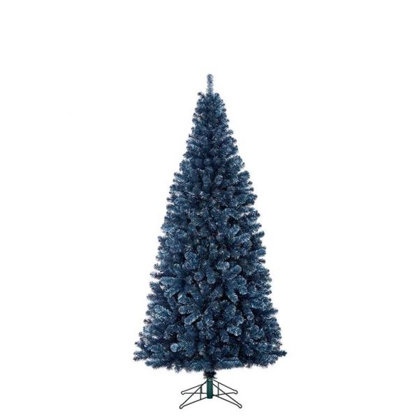Black Box kunstkerstboom sitka maat in cm: 185 x 94 donkerblauw