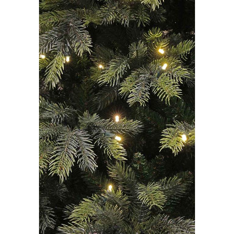 Black Box orford kerstboom met warmwit led groen 160 lampjes tips 965 maat in cm: 155 x 112