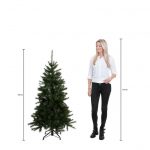 Triumph Tree Franse kunstkerstboom icelandic pine glanzend maat in cm: 155 x 94 glanzend wit