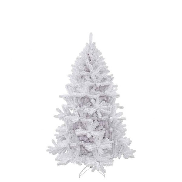 Triumph Tree Franse kunstkerstboom icelandic pine glanzend maat in cm: 155 x 94 glanzend wit