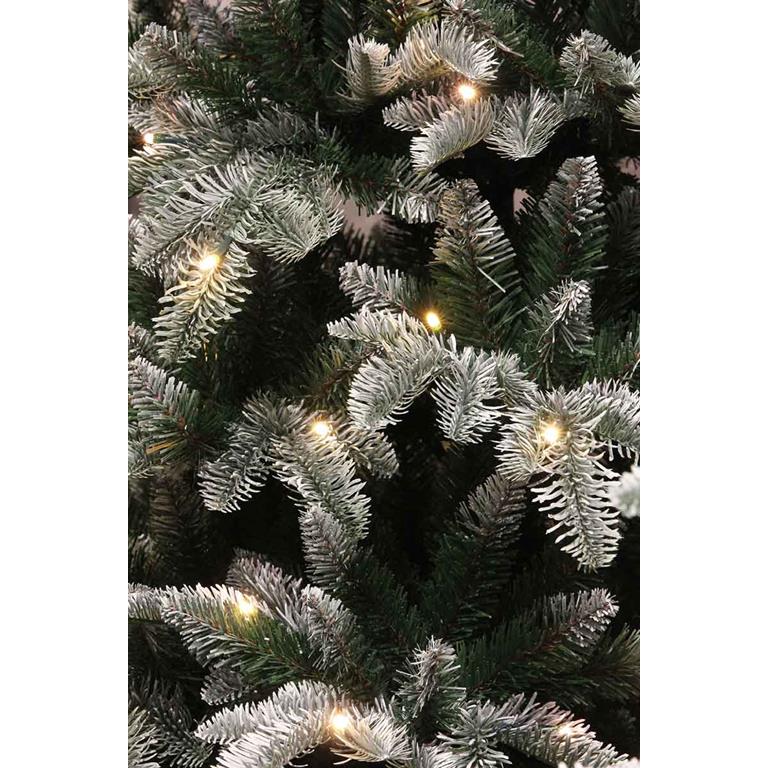 Triumph Tree hallarin kerstboom met warmwit led groen frosted 216