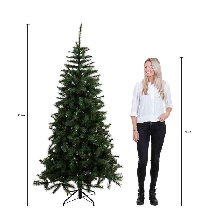 Alvast Hiel Silicium Triumph Tree kunstkerstboom harrison maat in cm: 215 x 119 groen - Mister  Kerstboom