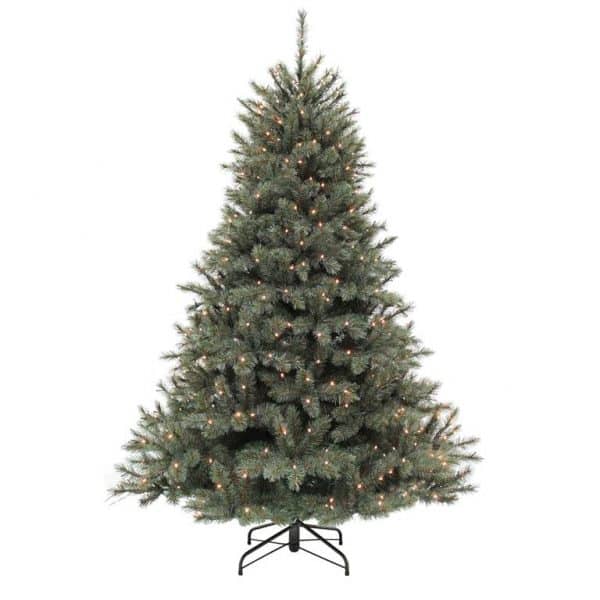 Triumph Tree kunstkerstboom led forest frosted maat in cm: 230 x 157