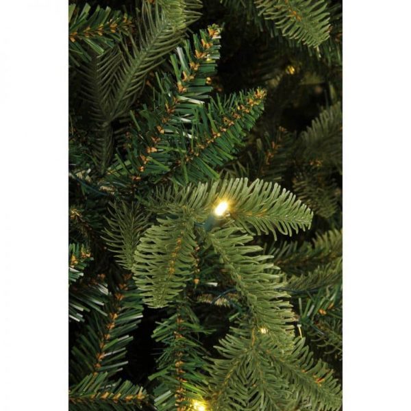 Black Box bolton kerstboom met warmwit led groen 320 lampjes tips 2980 maat in cm: 230 x 145