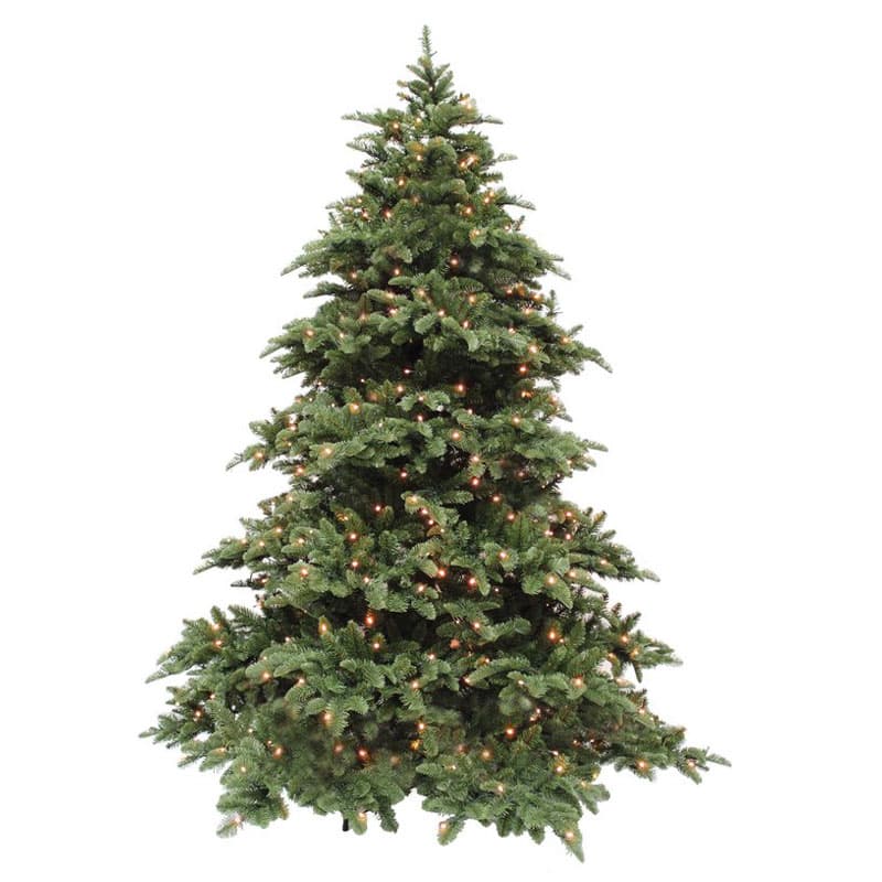 Niet essentieel kloon Kreta Triumph Tree kunstkerstboom led deluxe abies nordmann maat in cm: 155 x 122  groen 232 lampjes - Mister Kerstboom