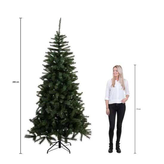 Triumph Tree smalle kunstkerstboom forest frosted maat in cm: 260 x 137 groen