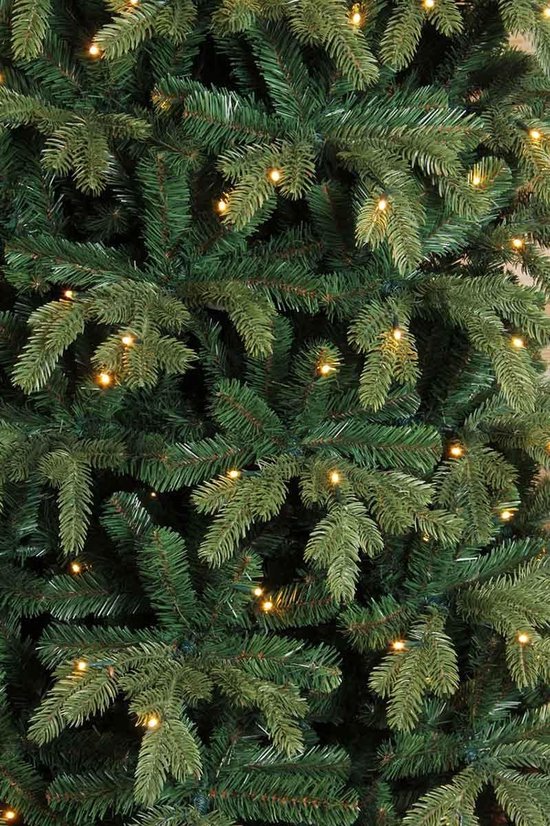Triumph Tree smalle kunstkerstboom led sherwood spruce maat in cm: 215 x 117 groen 248 lampjes met warmwit led