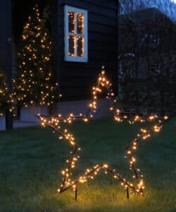 Verlichte kerstfiguren voor buiten