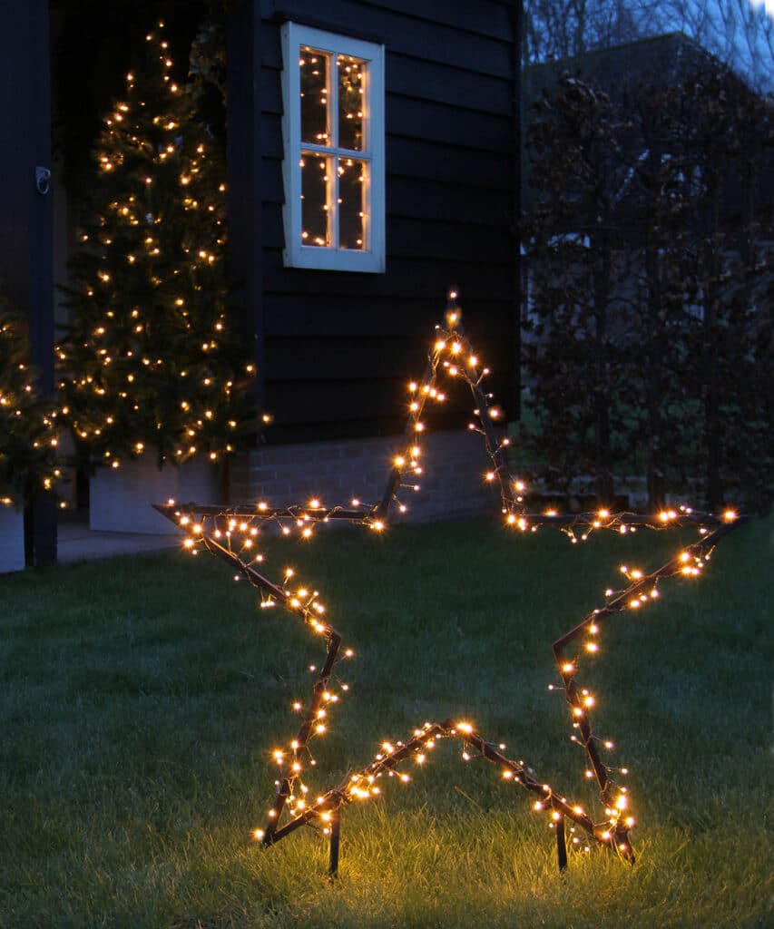 Verlichte kerstfiguren voor buiten