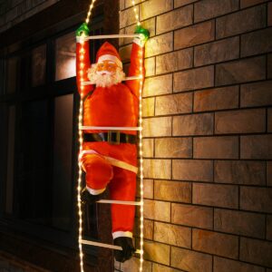 Verlichte kerstman voor buiten